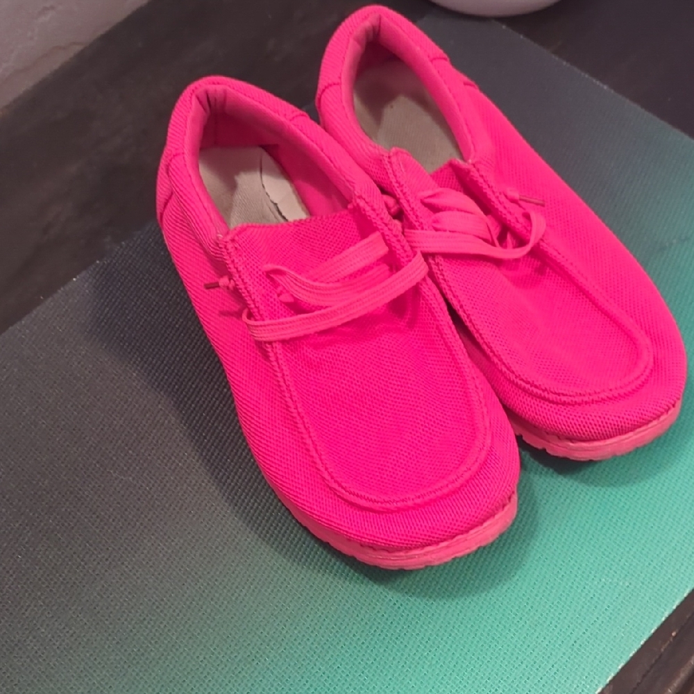 Bright Pink Casual Shoes